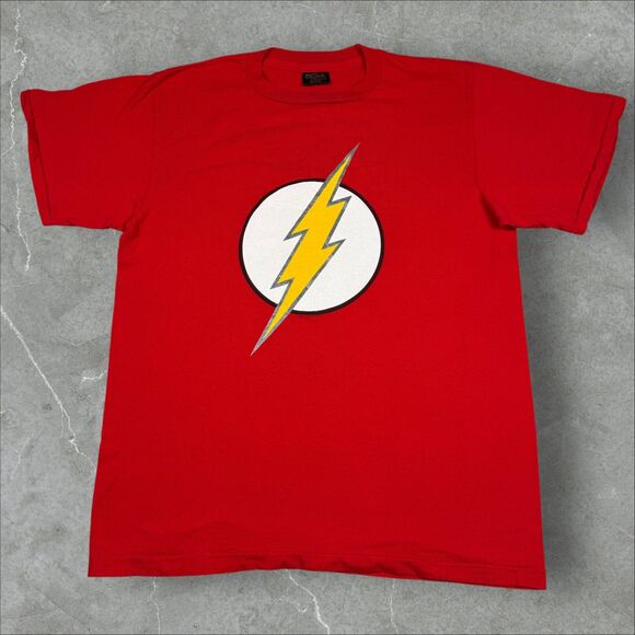 Vintage Y2K Changes The Flash Super Hero Logo Single Stitch T Shirt - Large - Picture 1 of 7